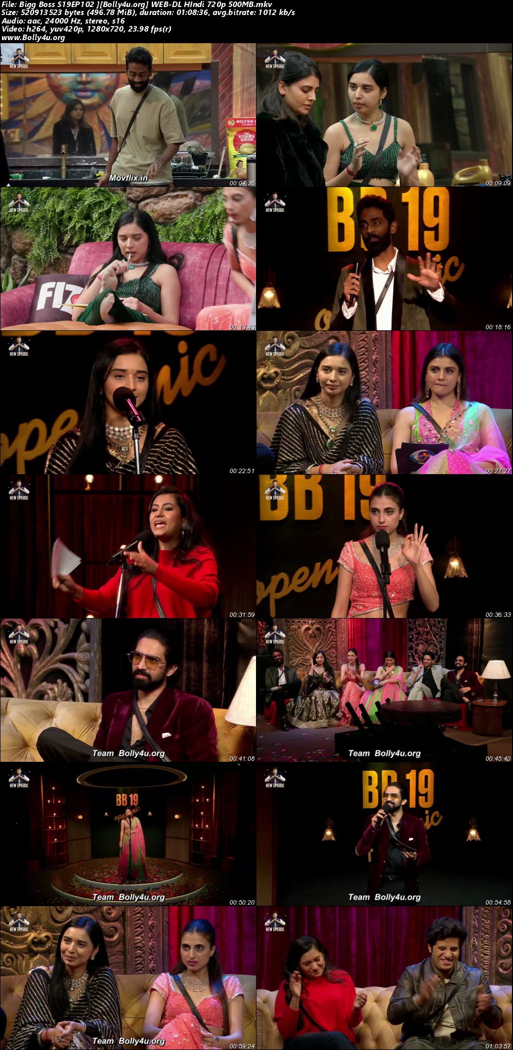 Bigg Boss 2025 WEB-DL Hindi S19EP102 Download 720p 480p