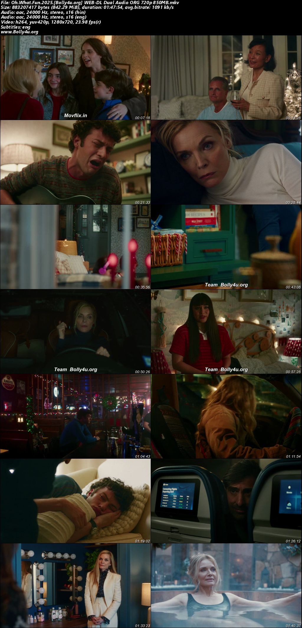 Oh What Fun 2025 WEB-DL Hindi Dual Audio ORG Full Movie Download 1080p 720p 480p