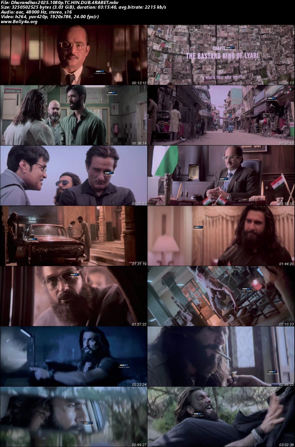 Dhurandhar 2025 HDTS Hindi Full Movie Download 1080p 720p 480p