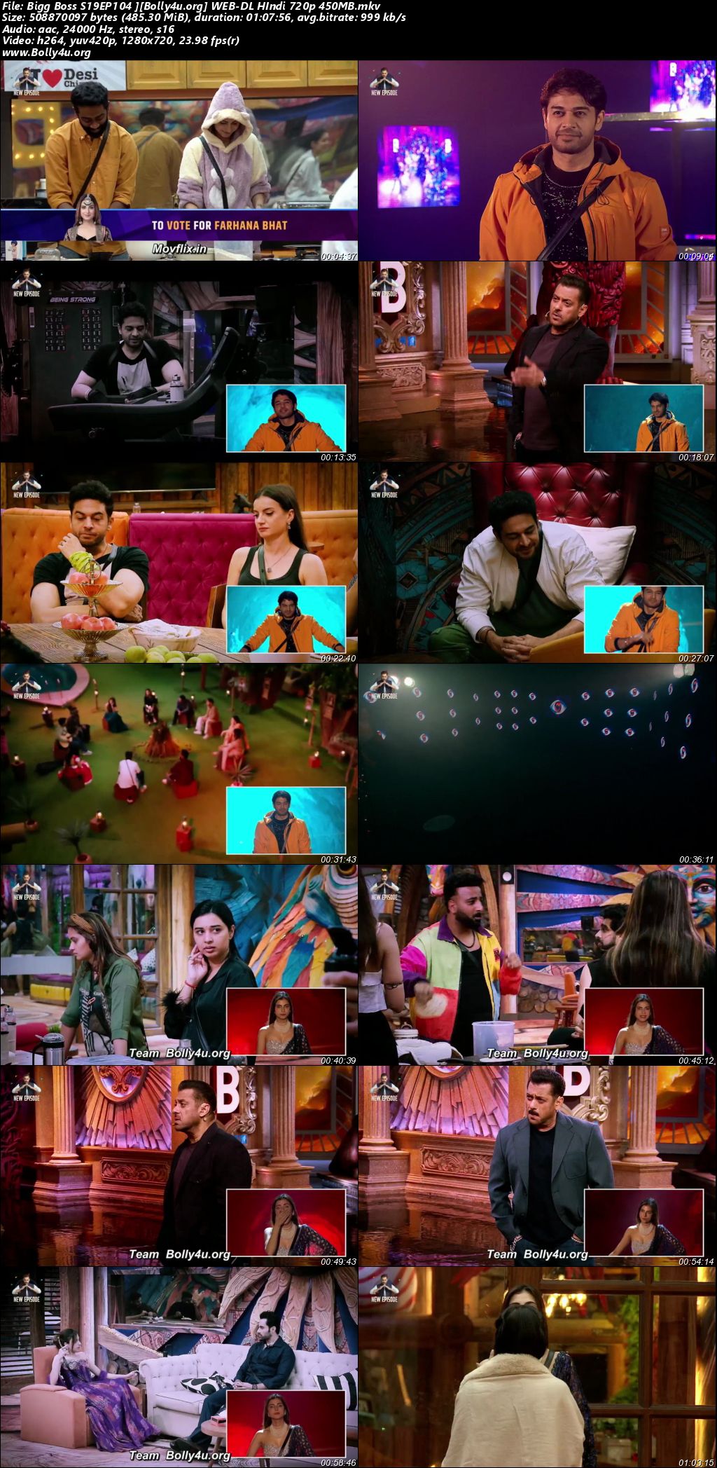 Bigg Boss 2025 WEB-DL Hindi S19EP104 Download 720p 480p