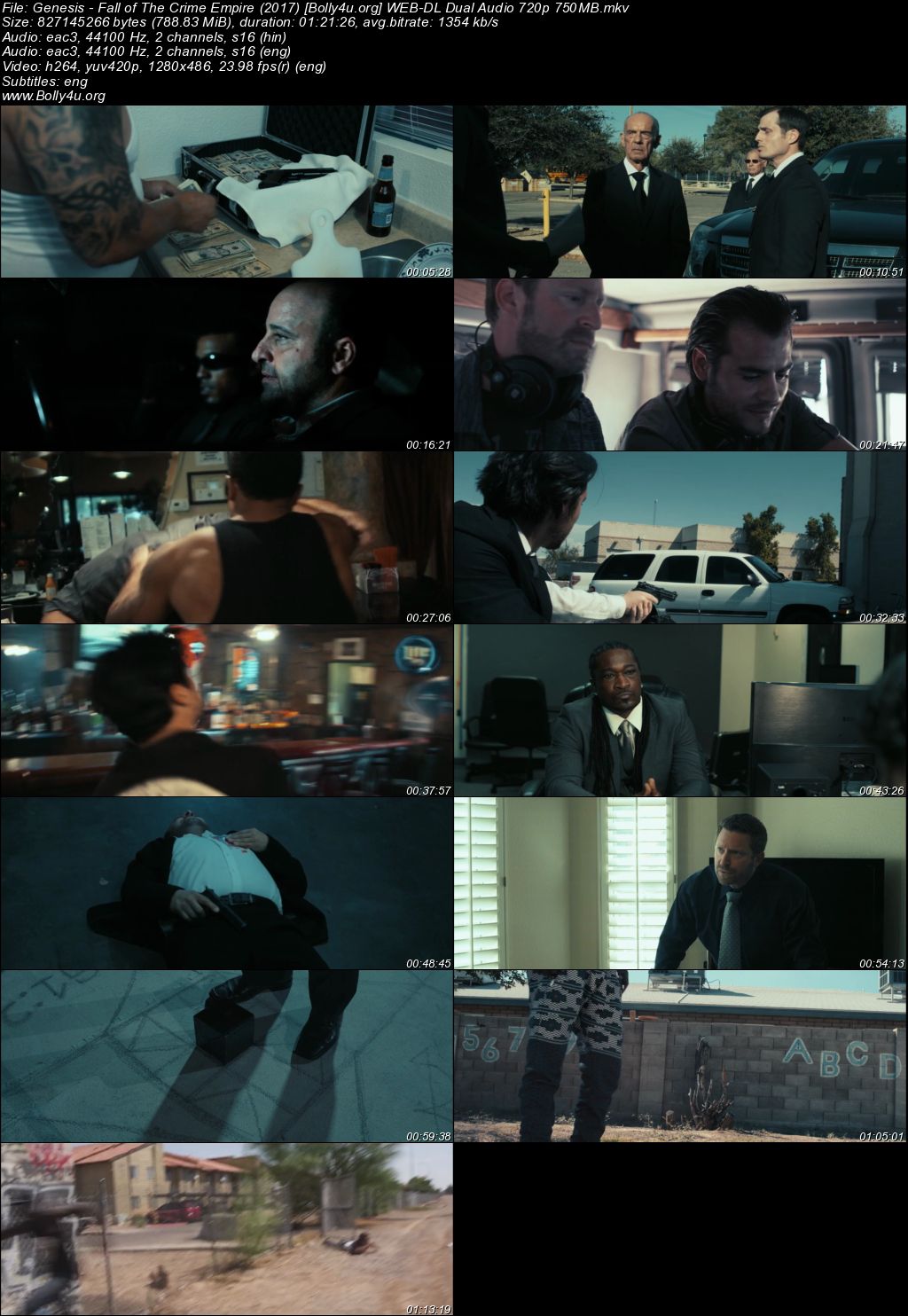 Genesis Fall of The Crime Empire 2017 WEB-DL Hindi Dual Audio Full Movie Download 720p 480p