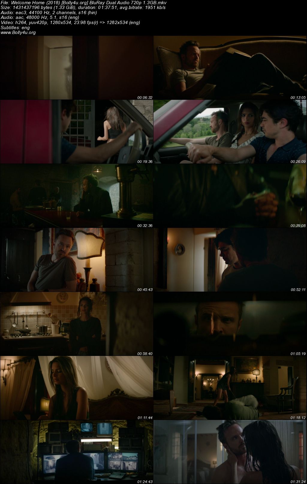 Welcome Home 2018 BluRay Hindi Dual Audio Full Movie Download 720p 480p