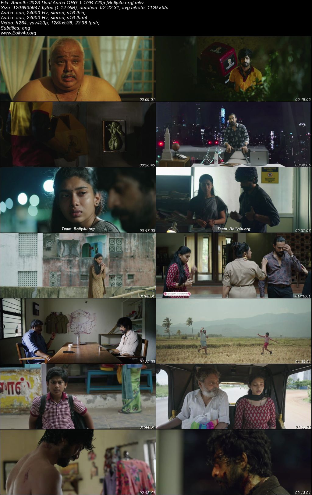 Aneethi 2023 WEB-DL UNCUT Hindi Dual Audio ORG Full Movie Download 1080p 720p 480p