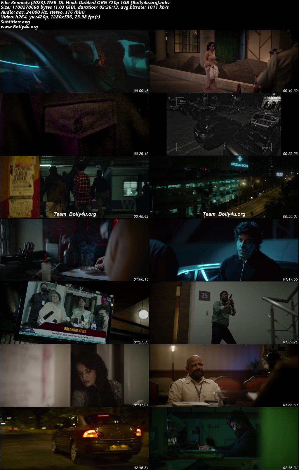 Kennedy 2023 WEB-DL Hindi Dubbed ORG Full Movie Download 1080p 720p 480p