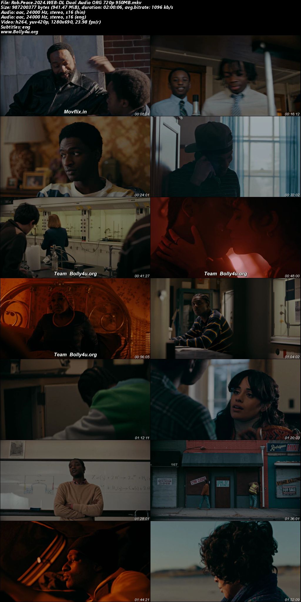 Rob Peace 2024 WEB-DL Hindi Dual Audo ORG Full Movie Download 1080p 720p 480p