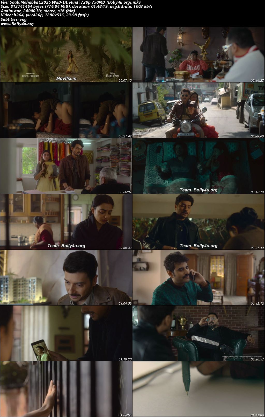 Saali Mohabbat 2025 WEB-DL Hindi Full Movie Download 1080p 720p 480p