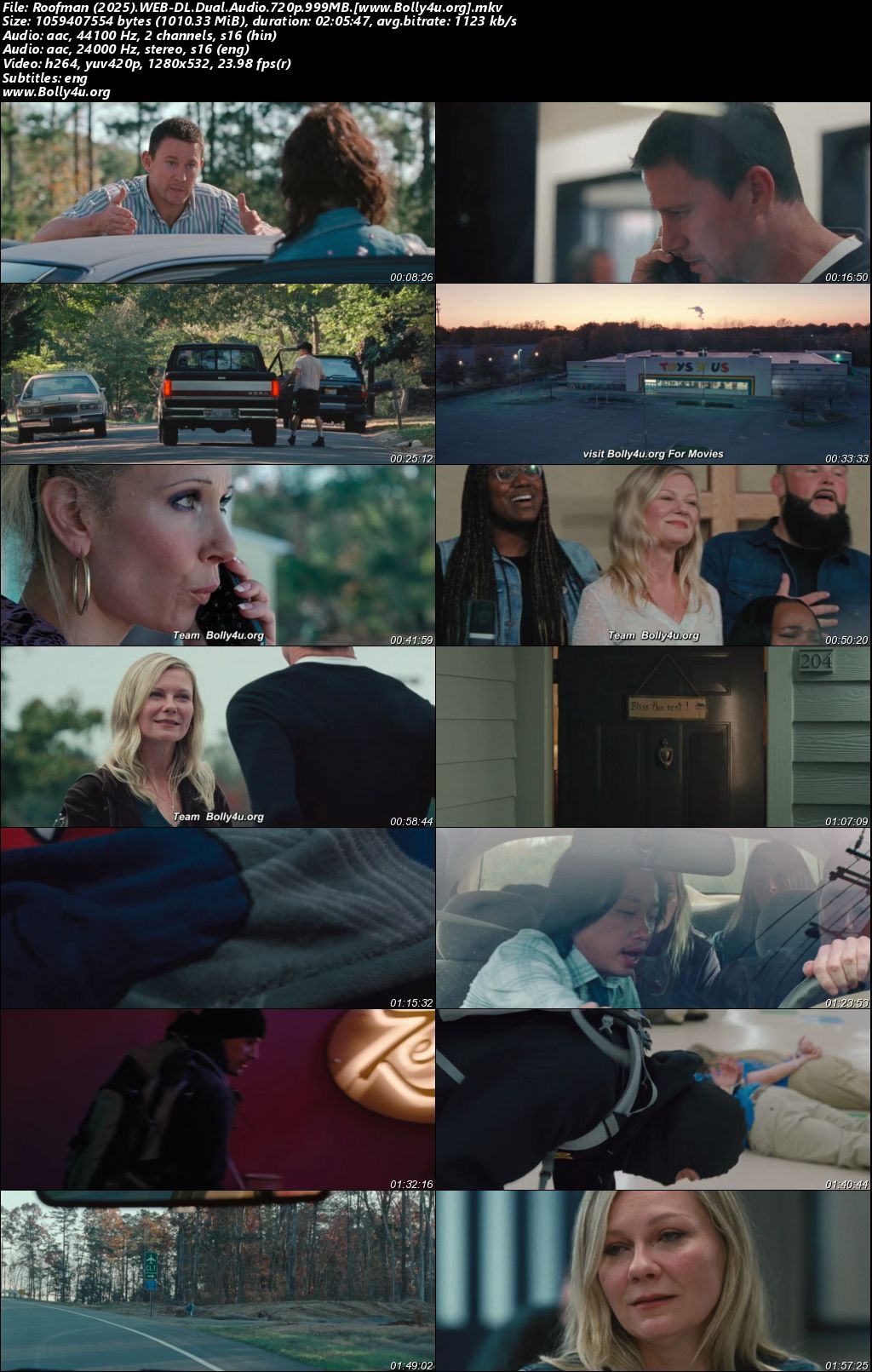 Roofman 2025 WEB-DL Hindi Dual Audio ORG Full Movie Download 1080p 720p 480p