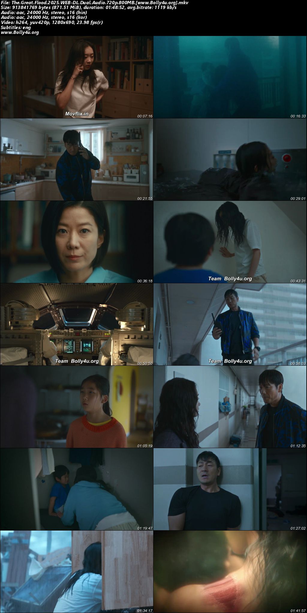 The Great Flood 2025 WEB-DL Hindi Dual Audio ORG Full Movie Download 1080p 720p 480p