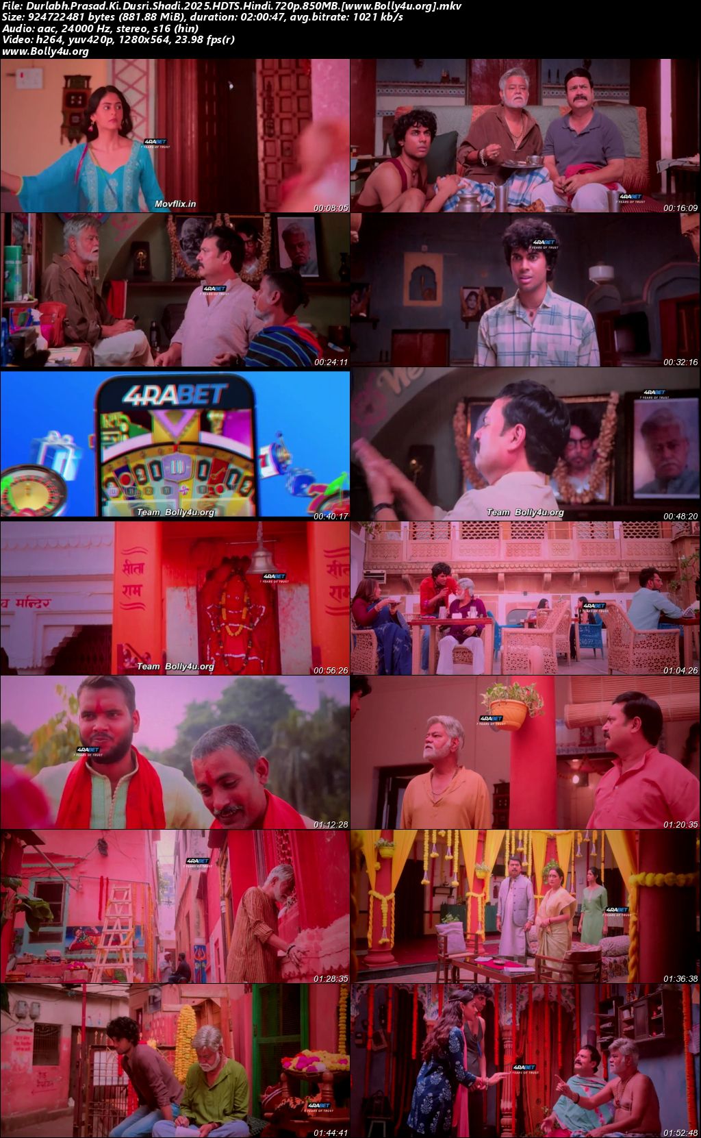 Durlabh Prasad Ki Dusri Shadi 2025 HDTS Hindi Full Movie Download 1080p 720p 480p