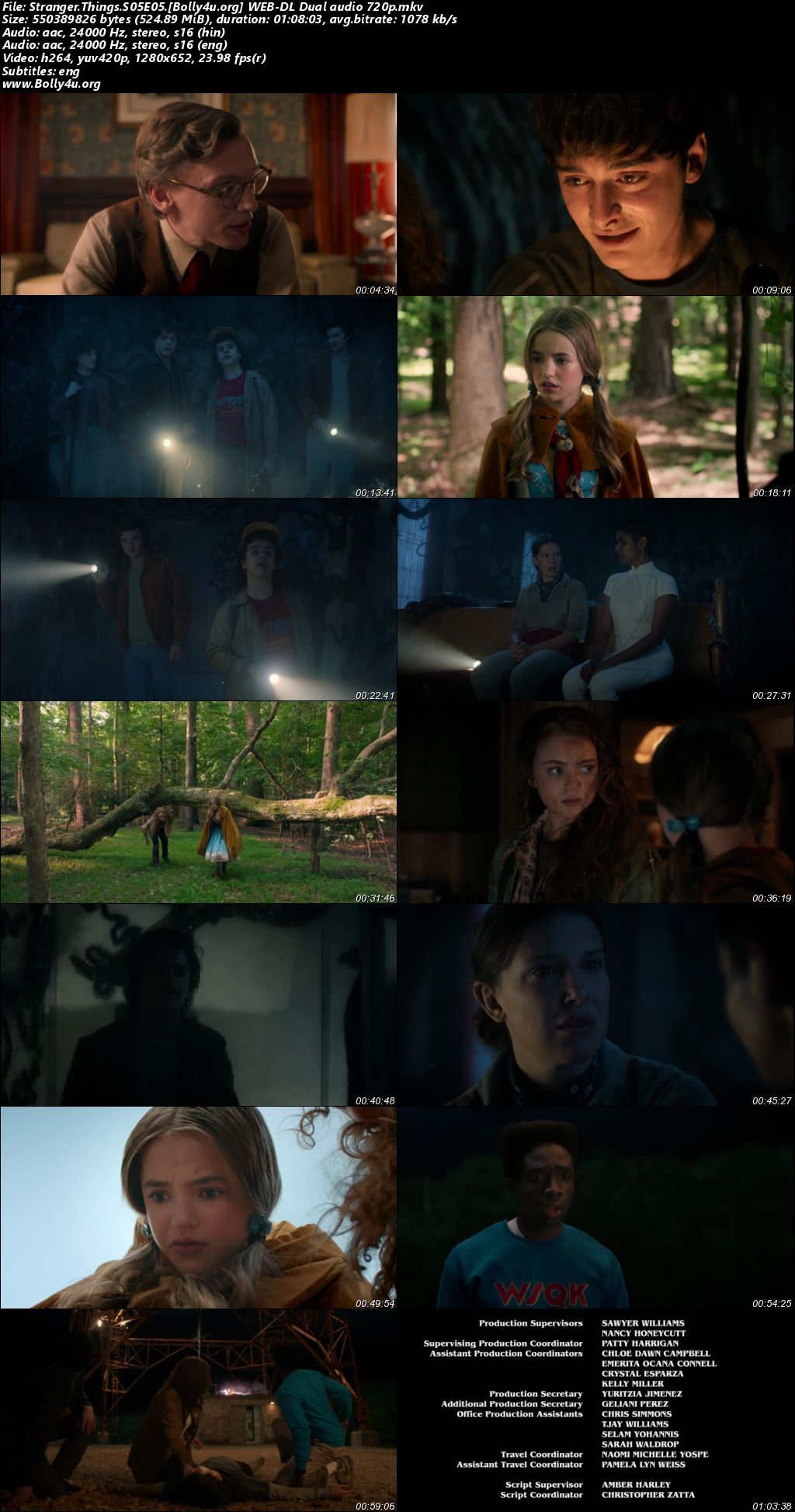 Stranger Things 2025 WEB-DL Hindi Dual Audio ORG S05 Part 02 Complete Download 720p 480p