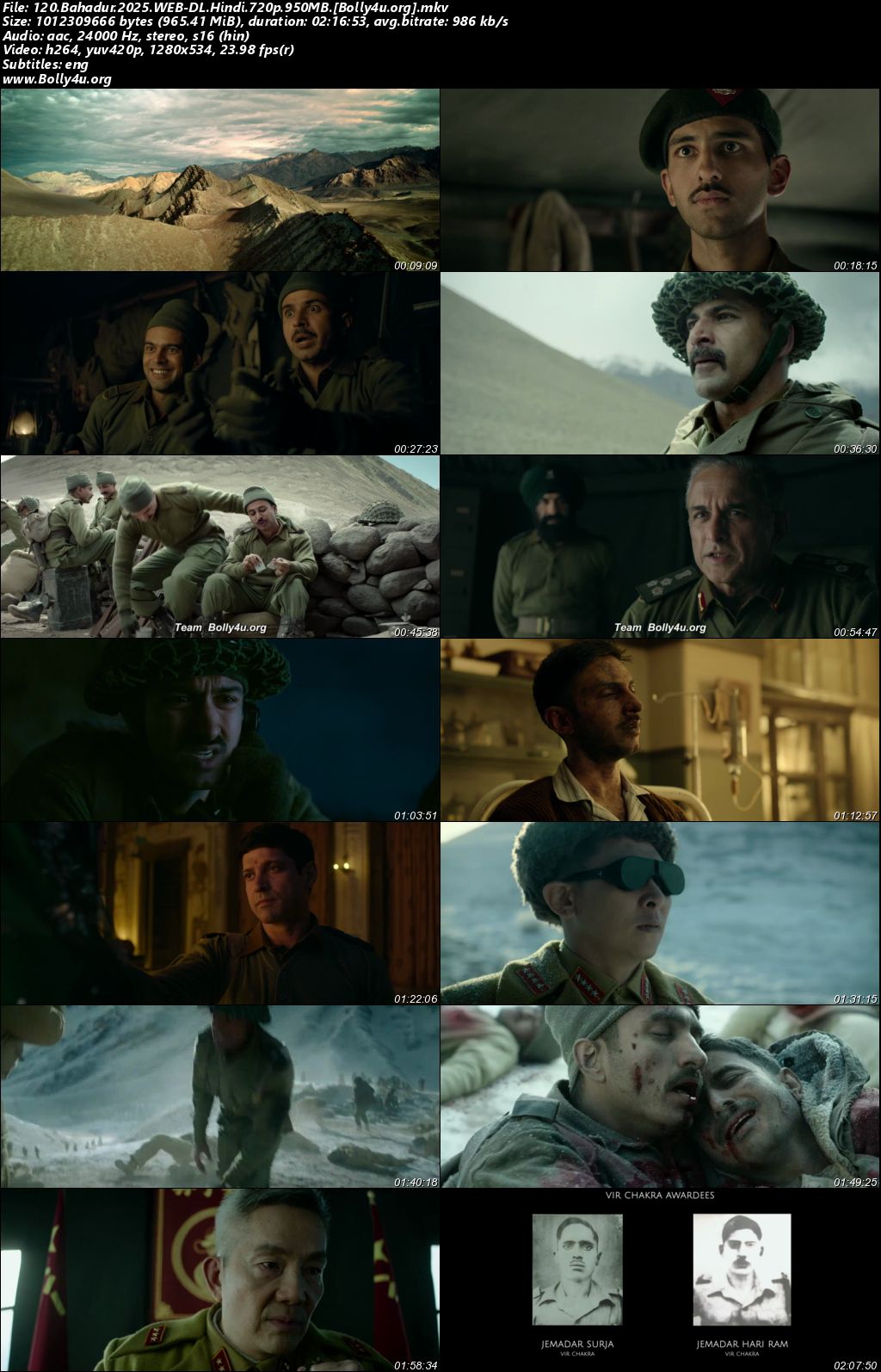 120 Bahadur 2025 WEB-DL Hindi Full Movie Download 1080p 720p 480p