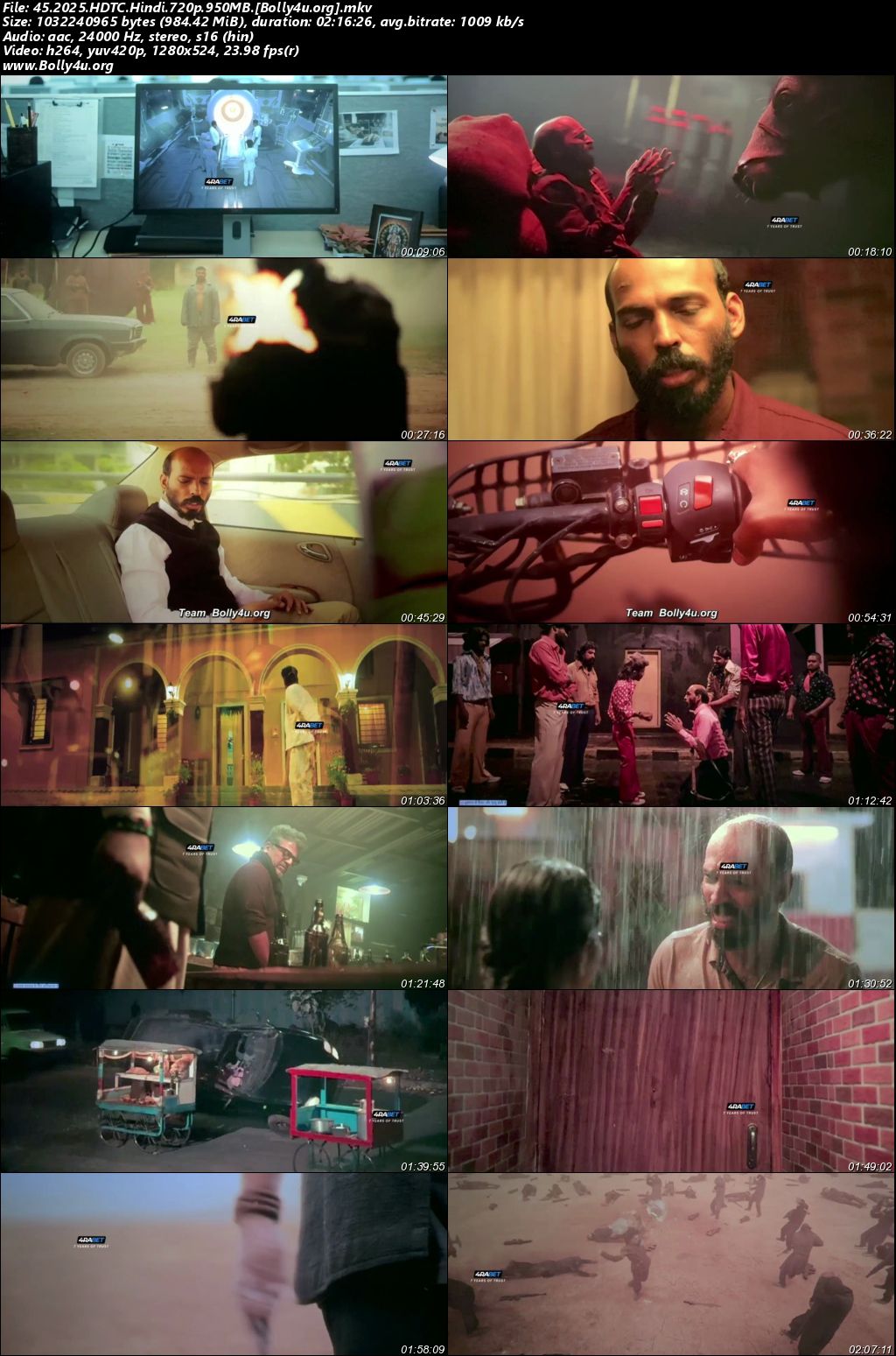 45 2026 HDTC Hindi Full Movie Download 1080p 720p 480p