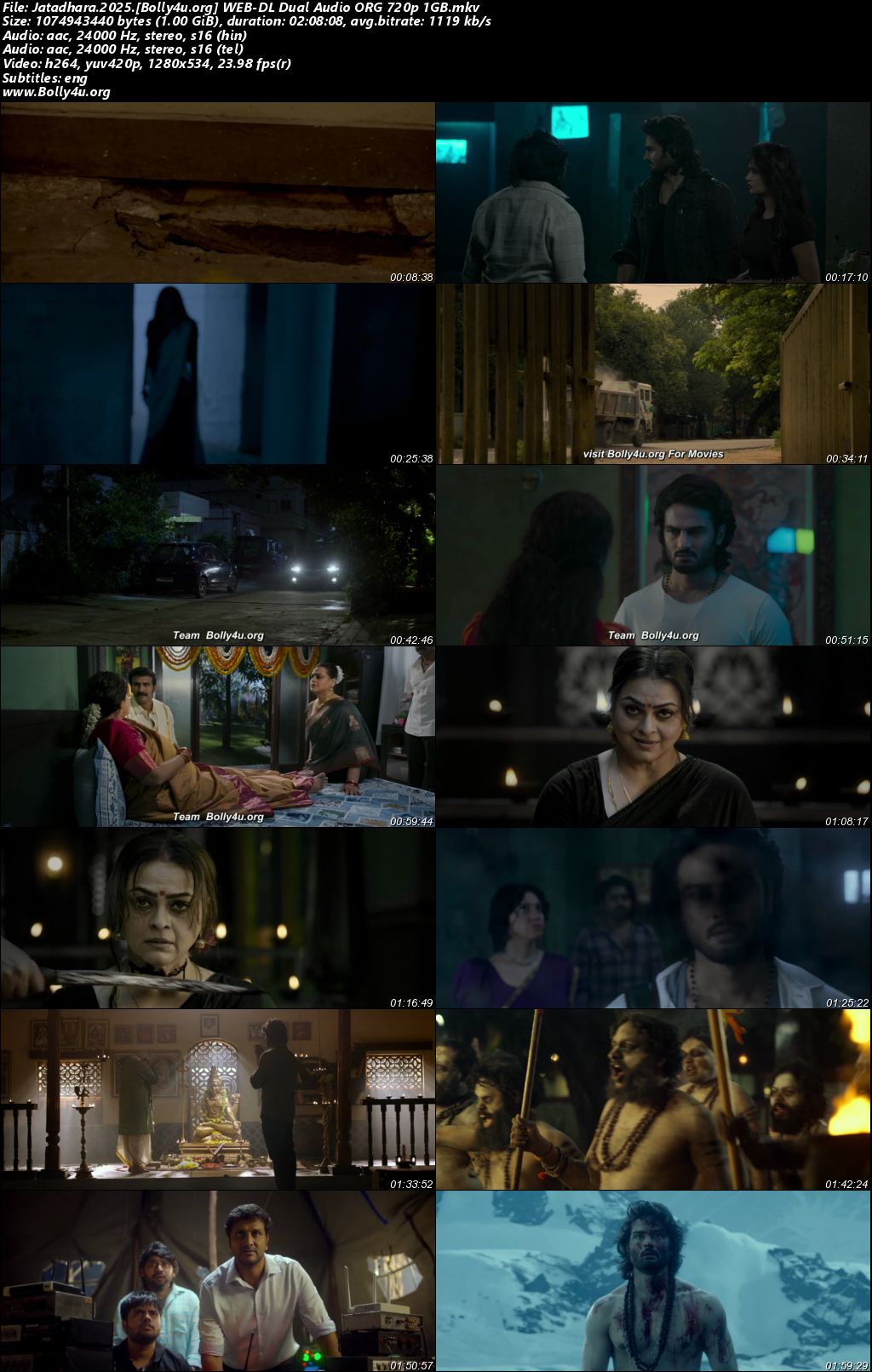 Jatadhara 2025 WEB-DL UNCUT Hindi Dual Audio ORG Full Movie Download 1080p 720p 480p