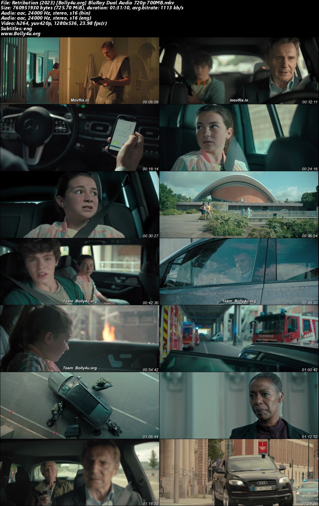 Retribution 2023 BluRay Hindi Dual Audio ORG Full Movie Download 1080p 720p 480p