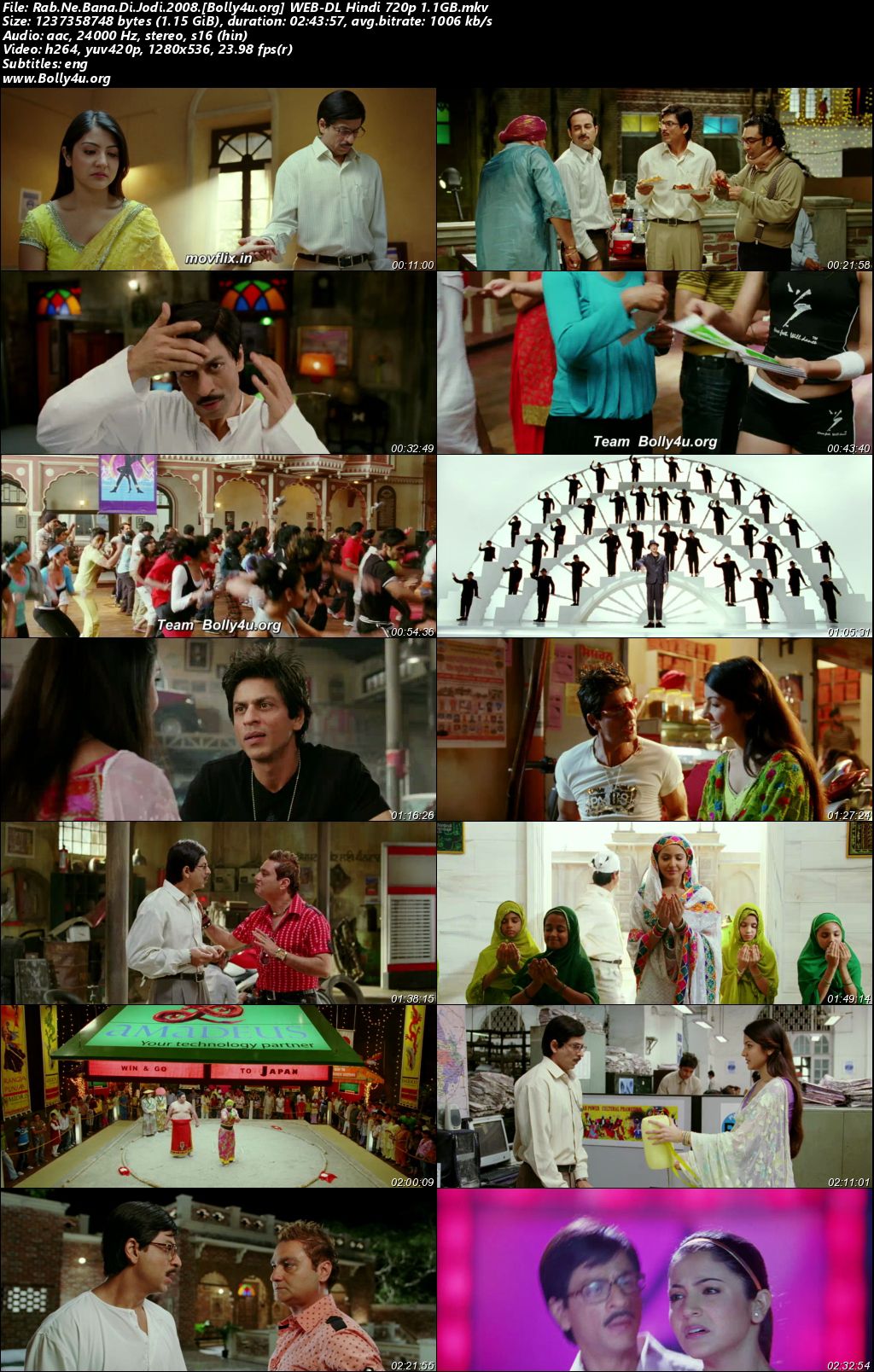 Rab Ne Bana Di Jodi 2008 WEB-DL Hindi Full Movie Download 1080p 720p 480p