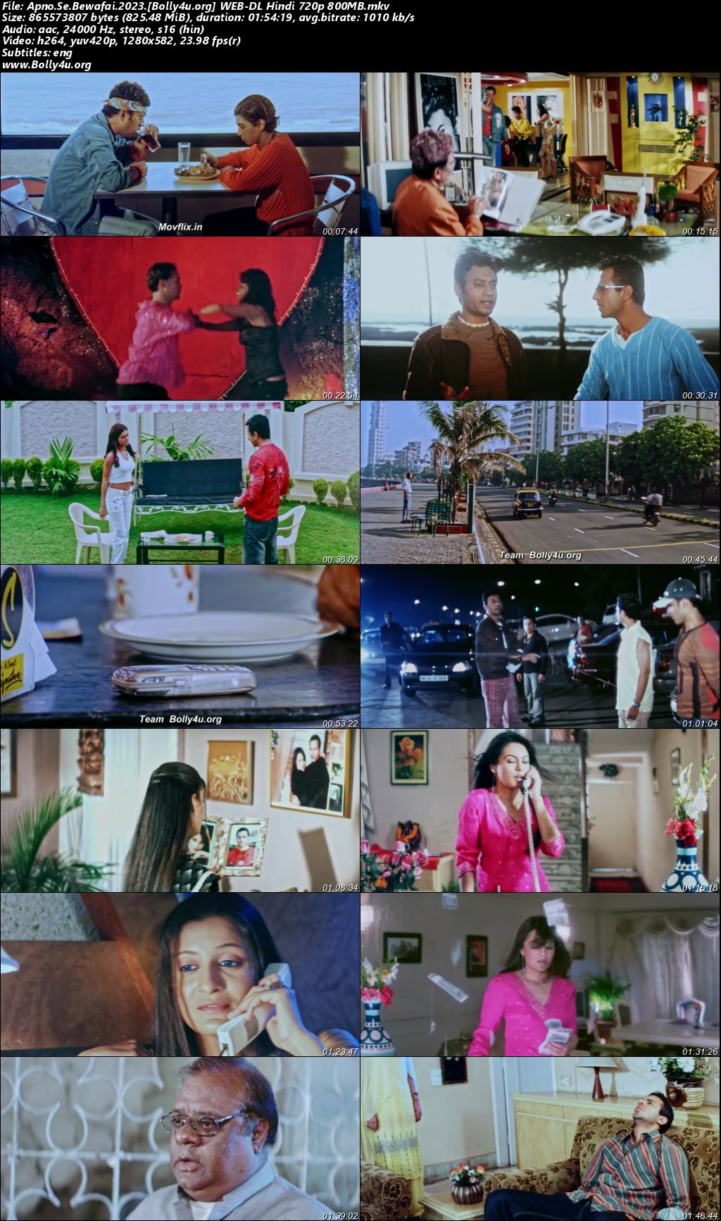 Apno Se Bewafai 2023 WEB-DL Hindi Full Movie Download 1080p 720p 480p