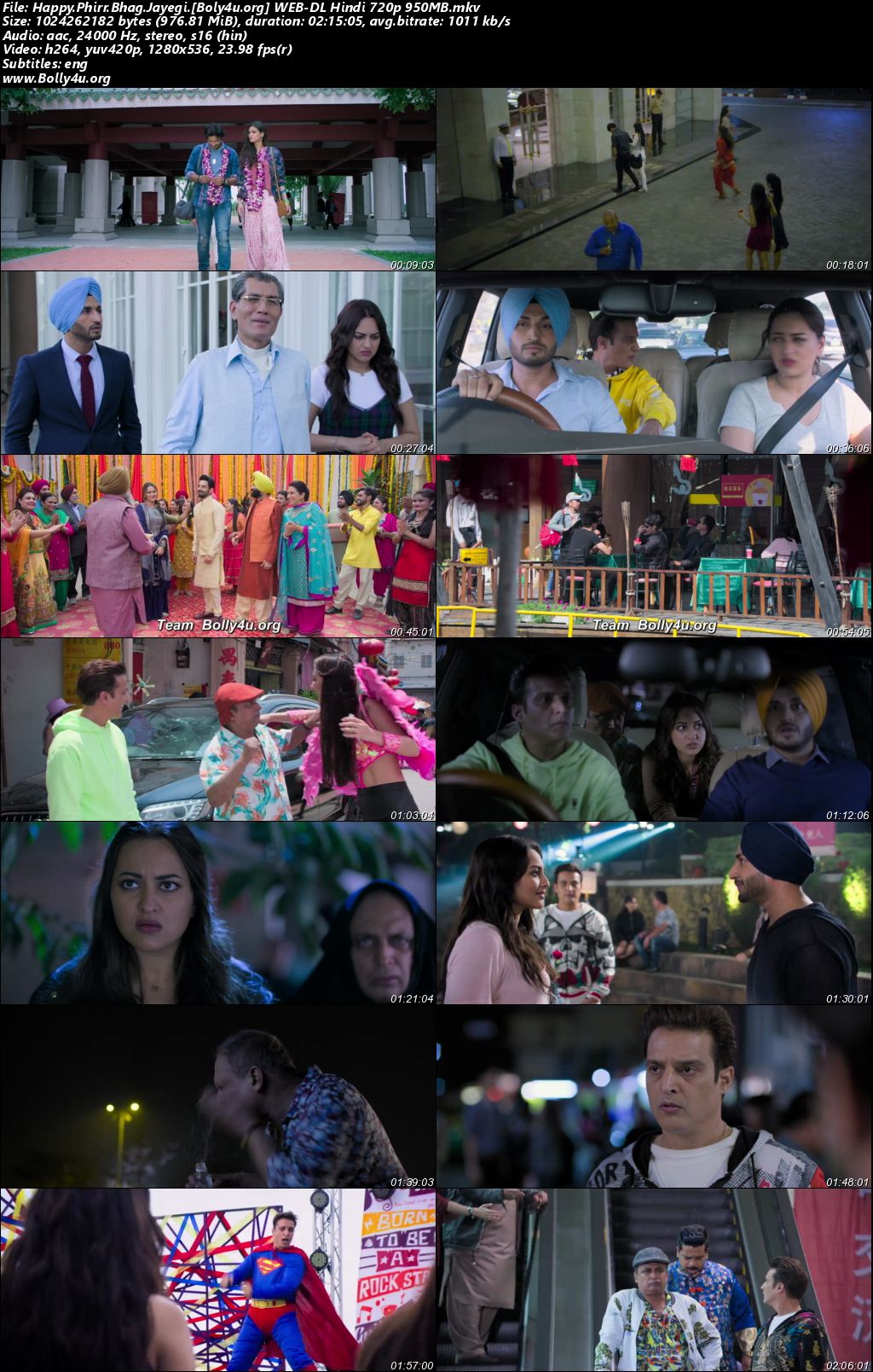 Happy Phirr Bhag Jayegi 2018 WEB-DL Hindi Full Movie Download 1080p 720p 480p