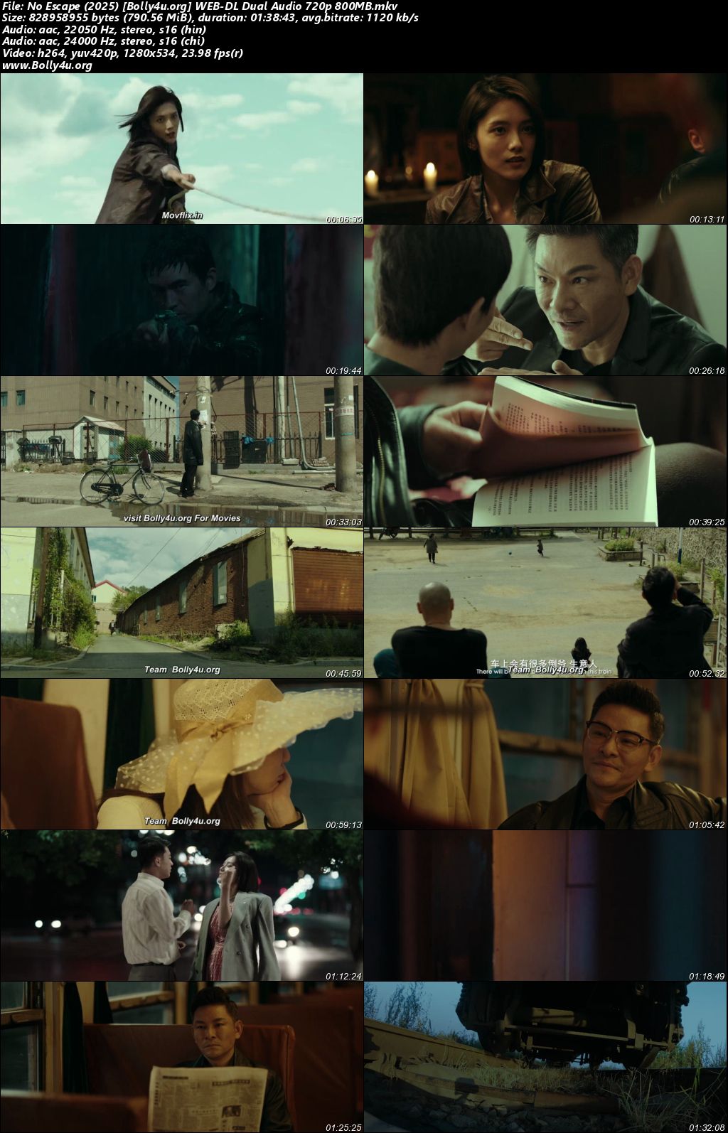 No Escape 2025 WEB-DL Hindi Dual Audio ORG Full Movie Download 1080p 720p 480p