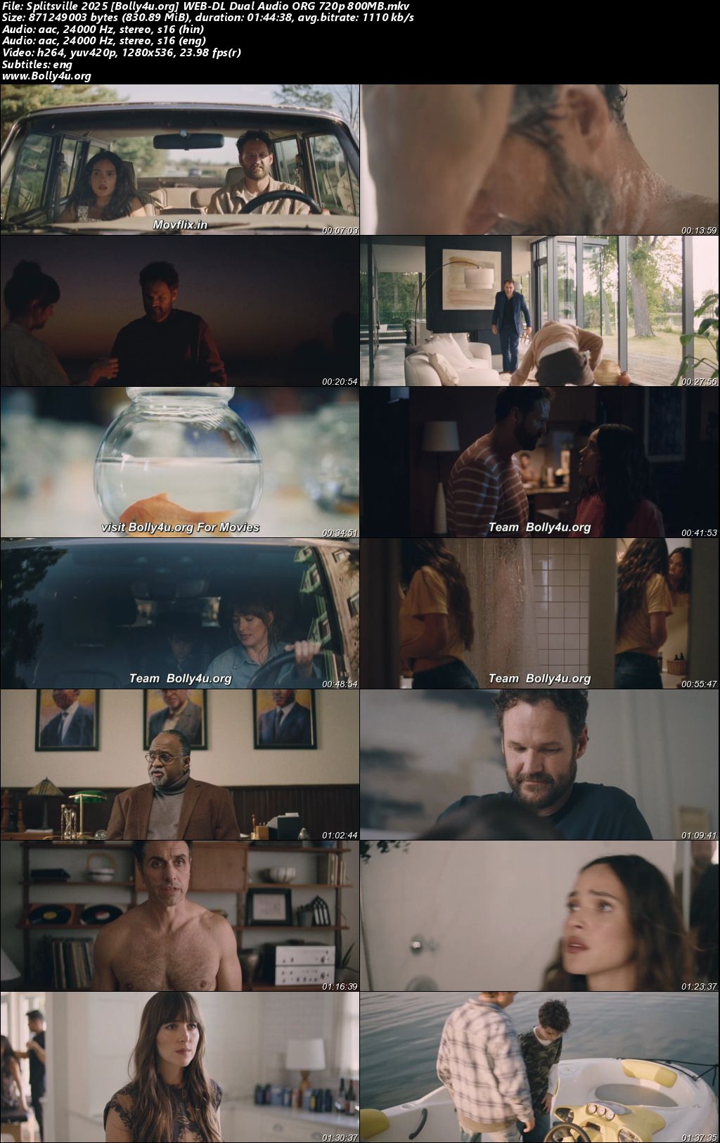 Splitsville 2025 WEB-DL Hindi Dual Audio ORG Full Movie Download 1080p 720p 480p