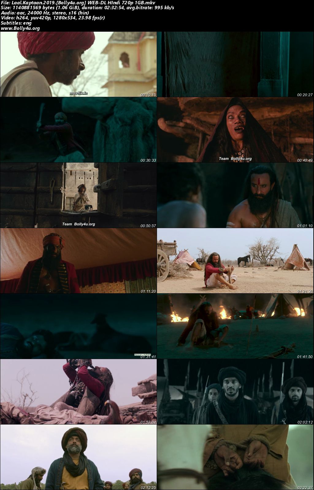 Laal Kaptaan 2019 WEB-DL Hindi Full Movie Download 1080p 720p 480p