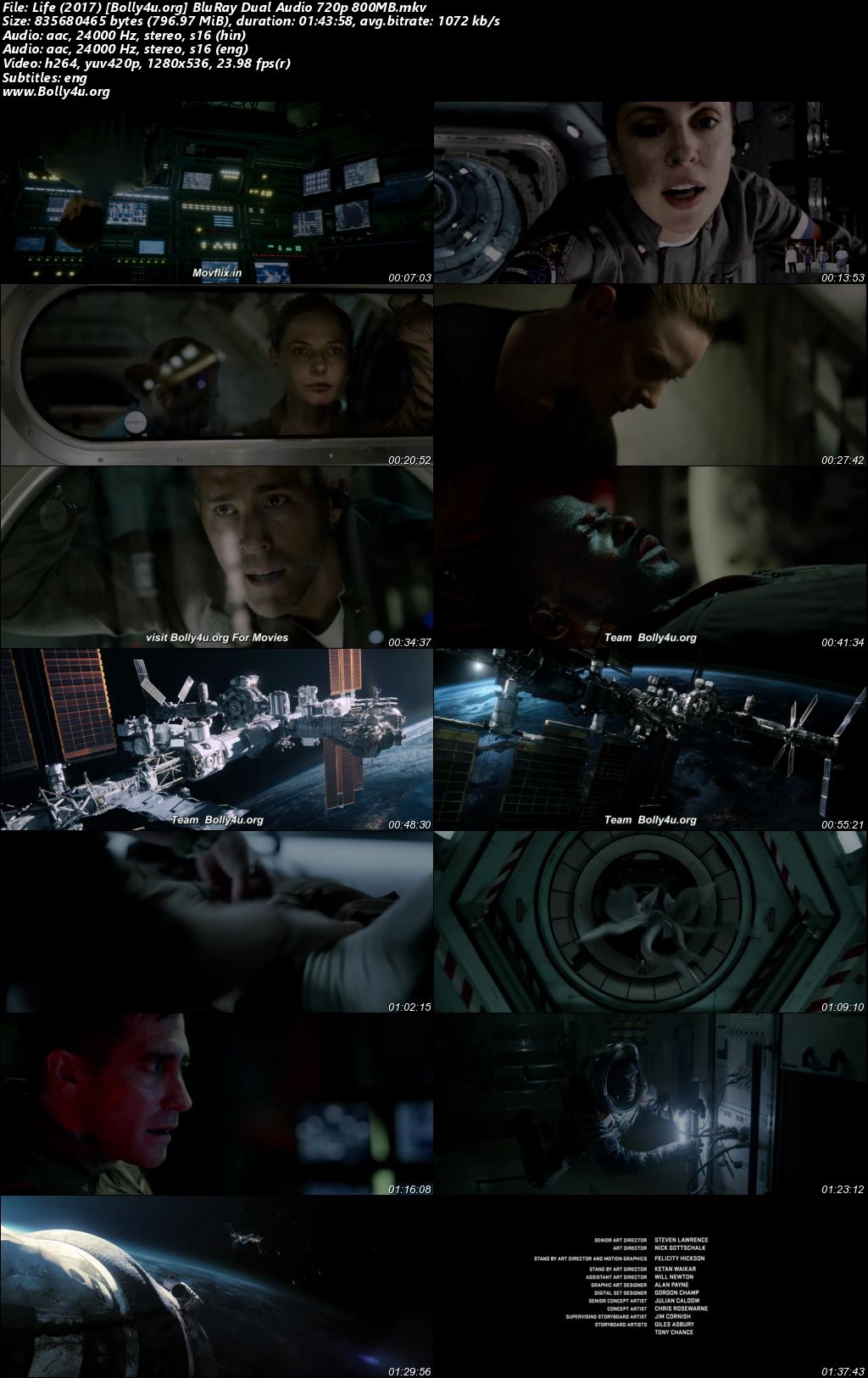 Life 2017 BluRay Hindi Dual Audio ORG Full Movie Download 1080p 720p 480p