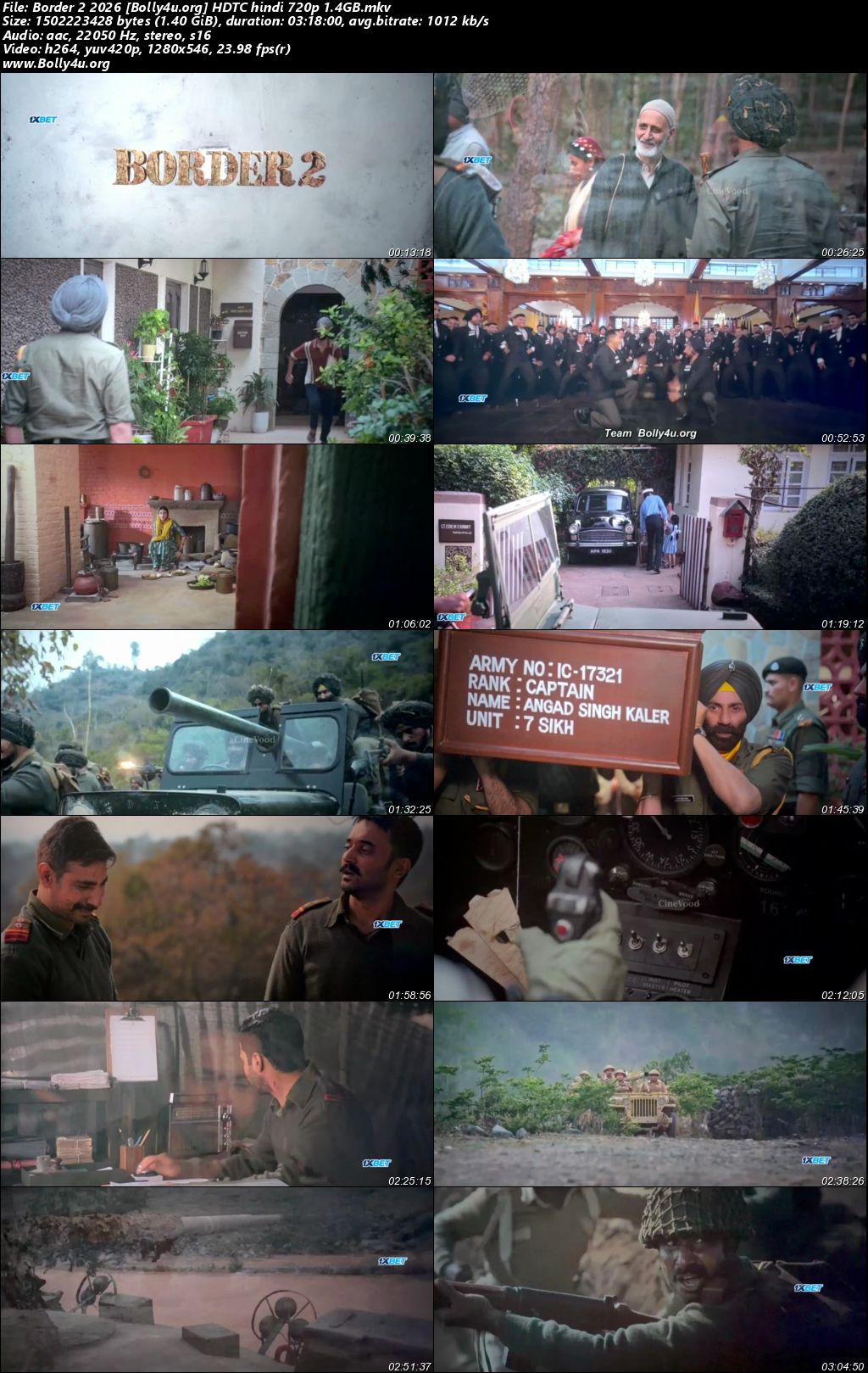 Border 2 2026 HDTC Hindi Full Movie Download 1080p 720p 480p