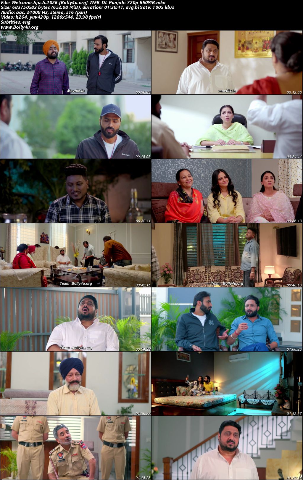 Welcome Jija Ji 2026 WEB-DL Punjabi Full Movie Download 1080p 720p 480p