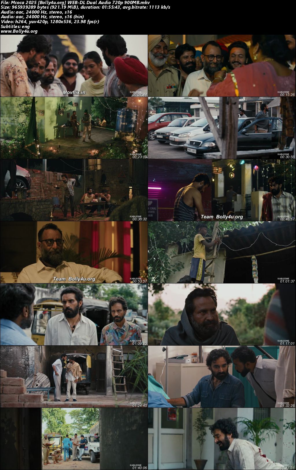 Mcoca 2025 WEB-DL Hindi Dual Audio Full Movie Download 1080p 720p 480p