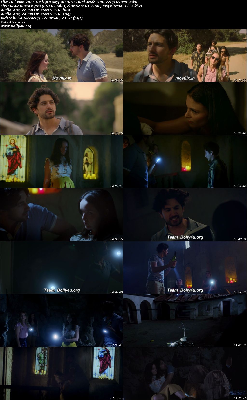Evil Nun 2025 WEB-DL Hindi Dual Audio ORG Full Movie Download 1080p 720p 480p