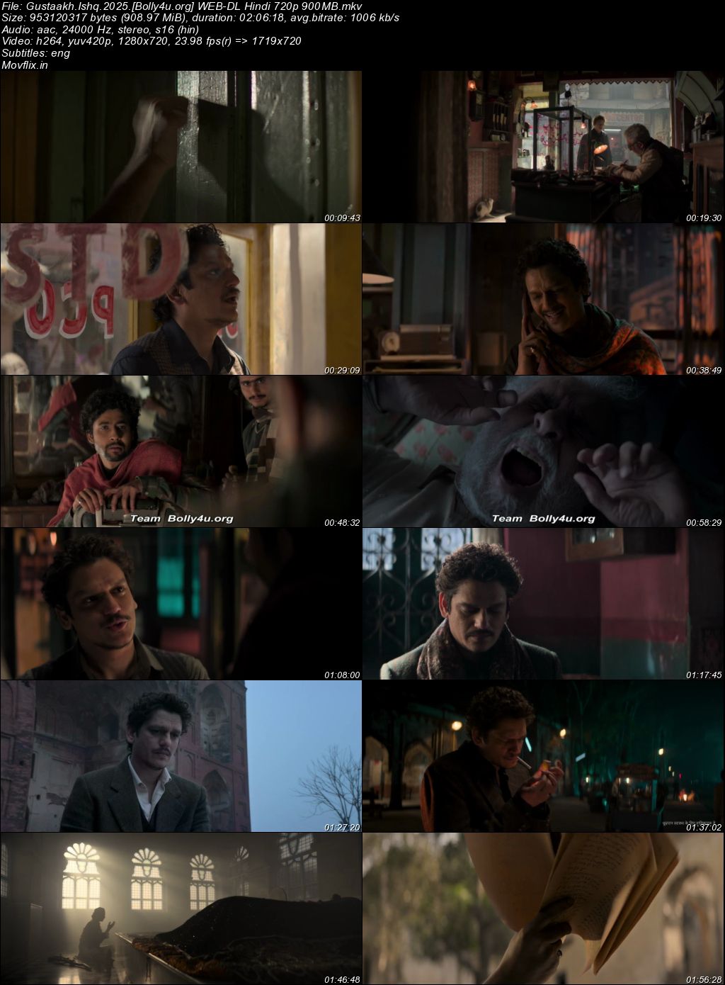 Gustaakh Ishq 2025 WEB-DL Hindi Full Movie Download 1080p 720p 480p