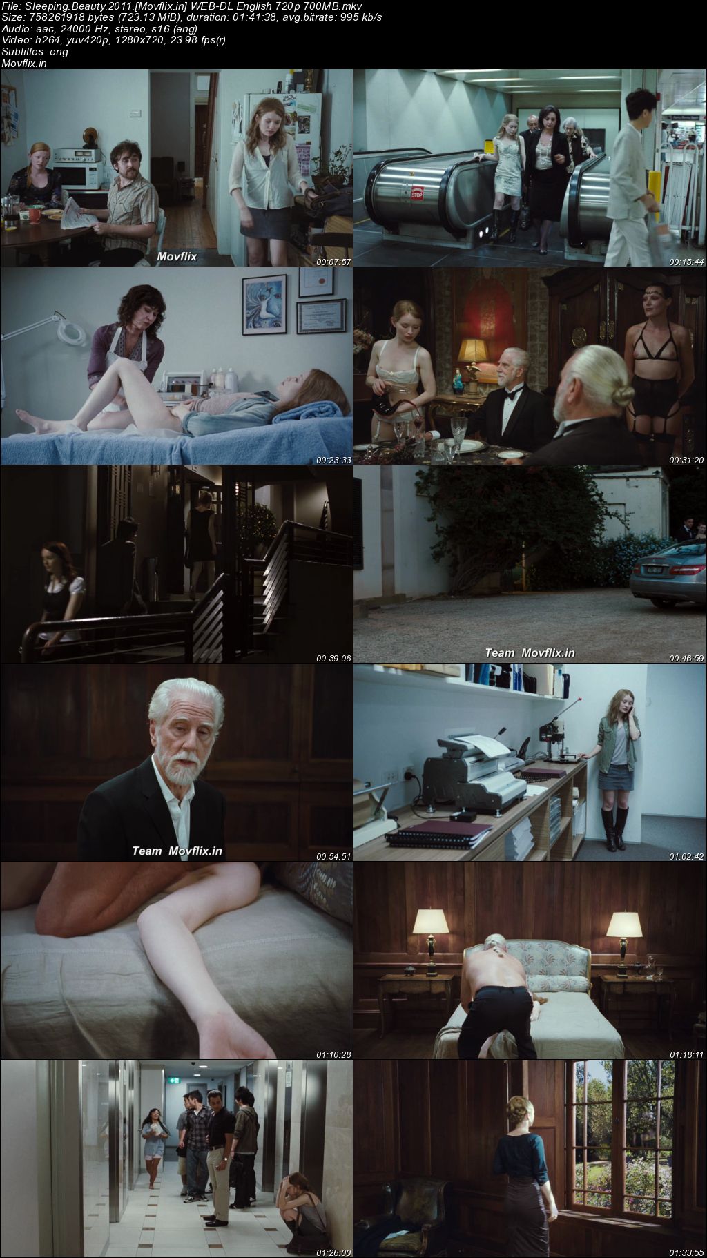 [18+] Sleeping Beauty 2011 BluRay English Full Movie Download 1080p 720p 480p