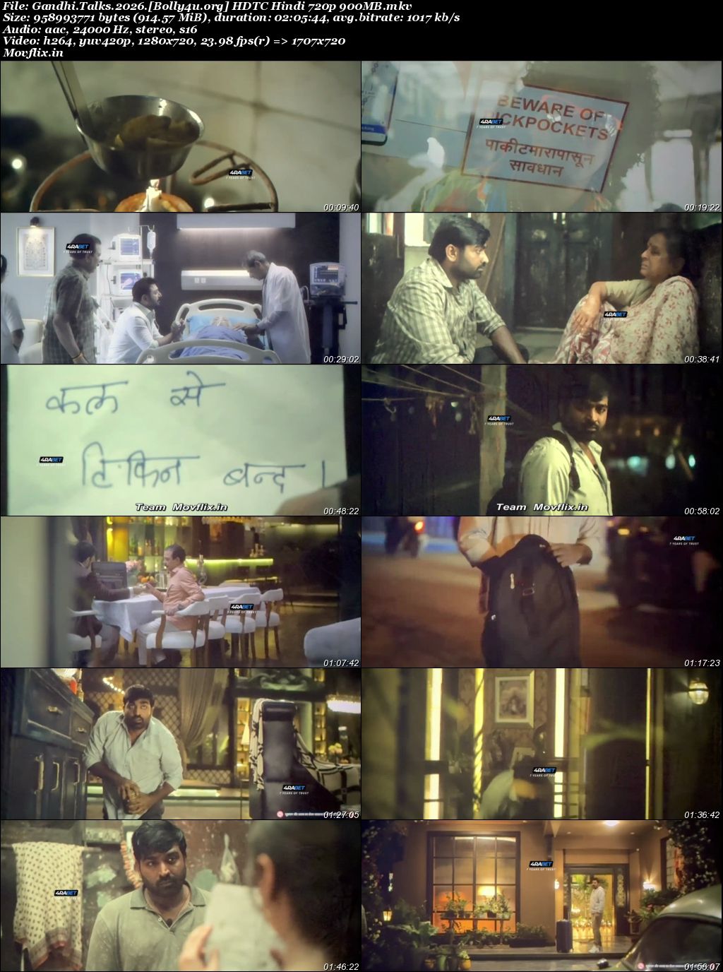 Gandhi Talks 2026 HDTC Hindi Full Movie Download 1080p 720p 480p