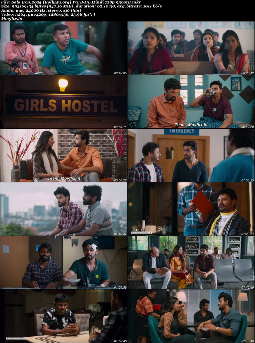 Solo Boy 2025 WEB-DL Hindi Dubbed ORG Full Movie Download 1080p 720p 480p