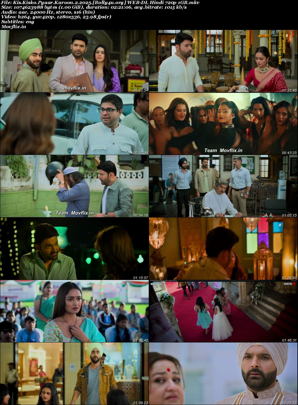 Kis Kisko Pyaar Karoon 2 2025 WEB-DL Hindi Full Movie Download 1080p 720p 480p