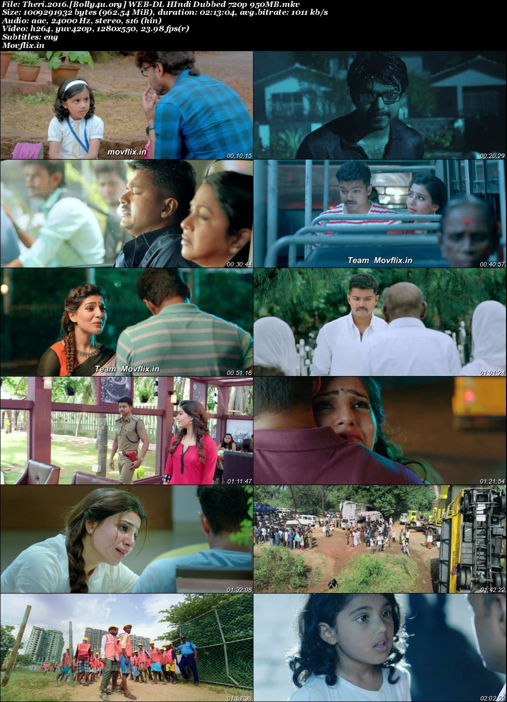 Theri 2016 WEB-DL Hindi Dubbed ORG Full Movie Download 1080p 720p 480p