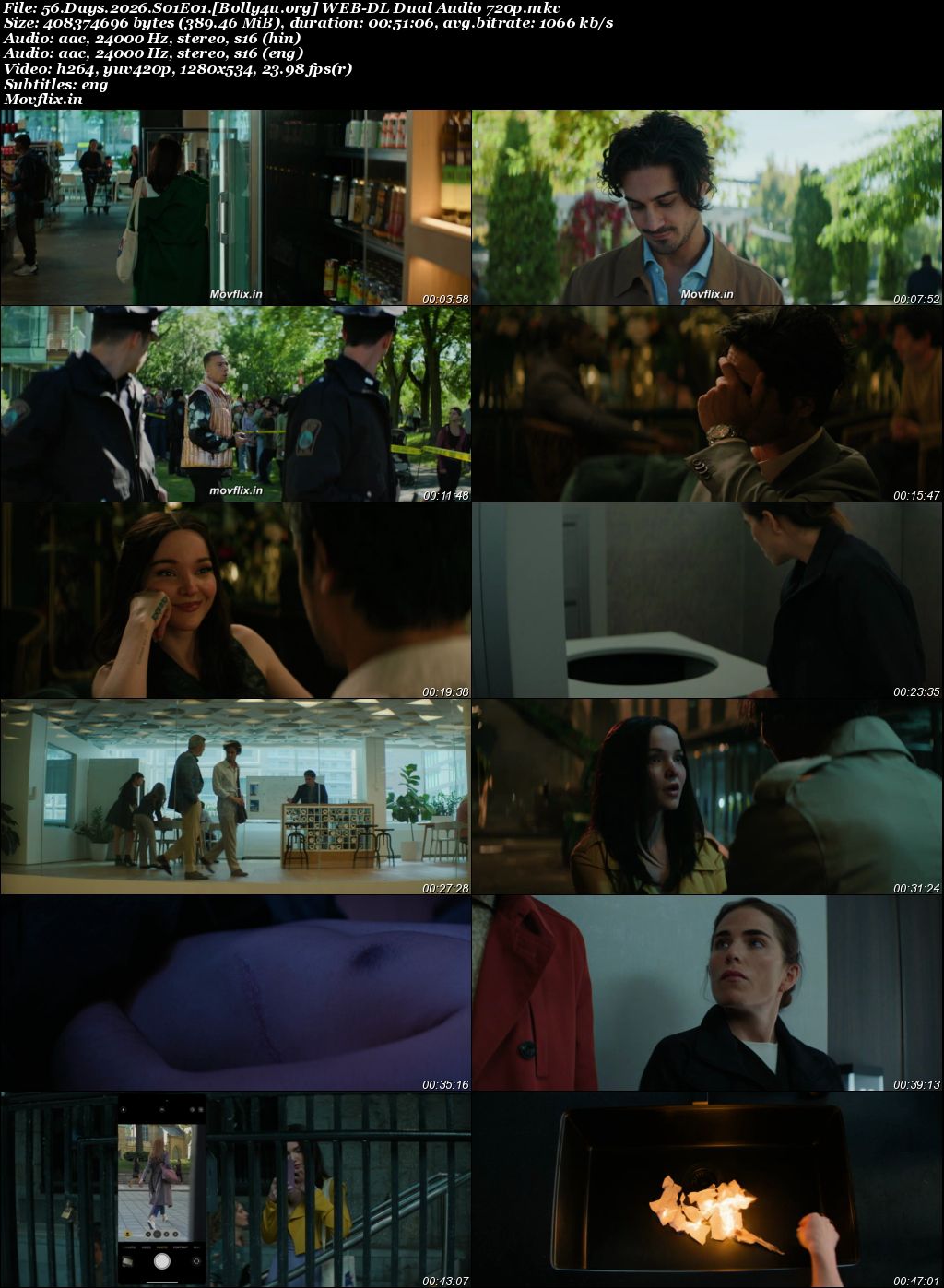 56 Days 2026 WEB-DL Hindi Dual Audio ORG S01 Complete Download 720p 480p