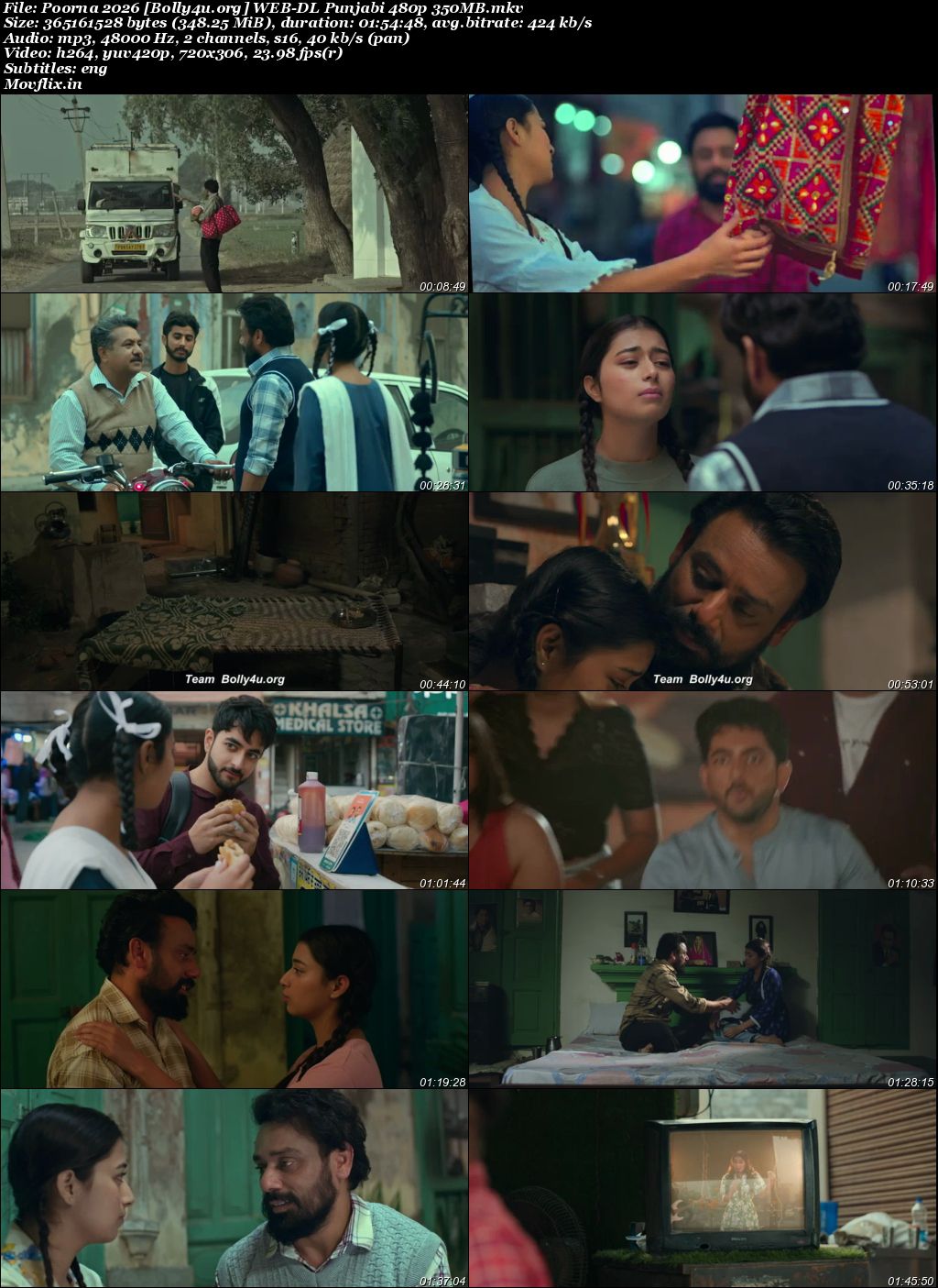 Poorna 2026 WEB-DL Punjabi Full Movie Download 1080p 720p 480p