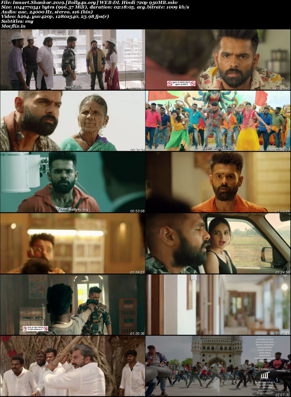 iSmart Shankar 2019 WEB-DL Hindi Dubbed ORG Full Movie Download 1080p 720p 480p