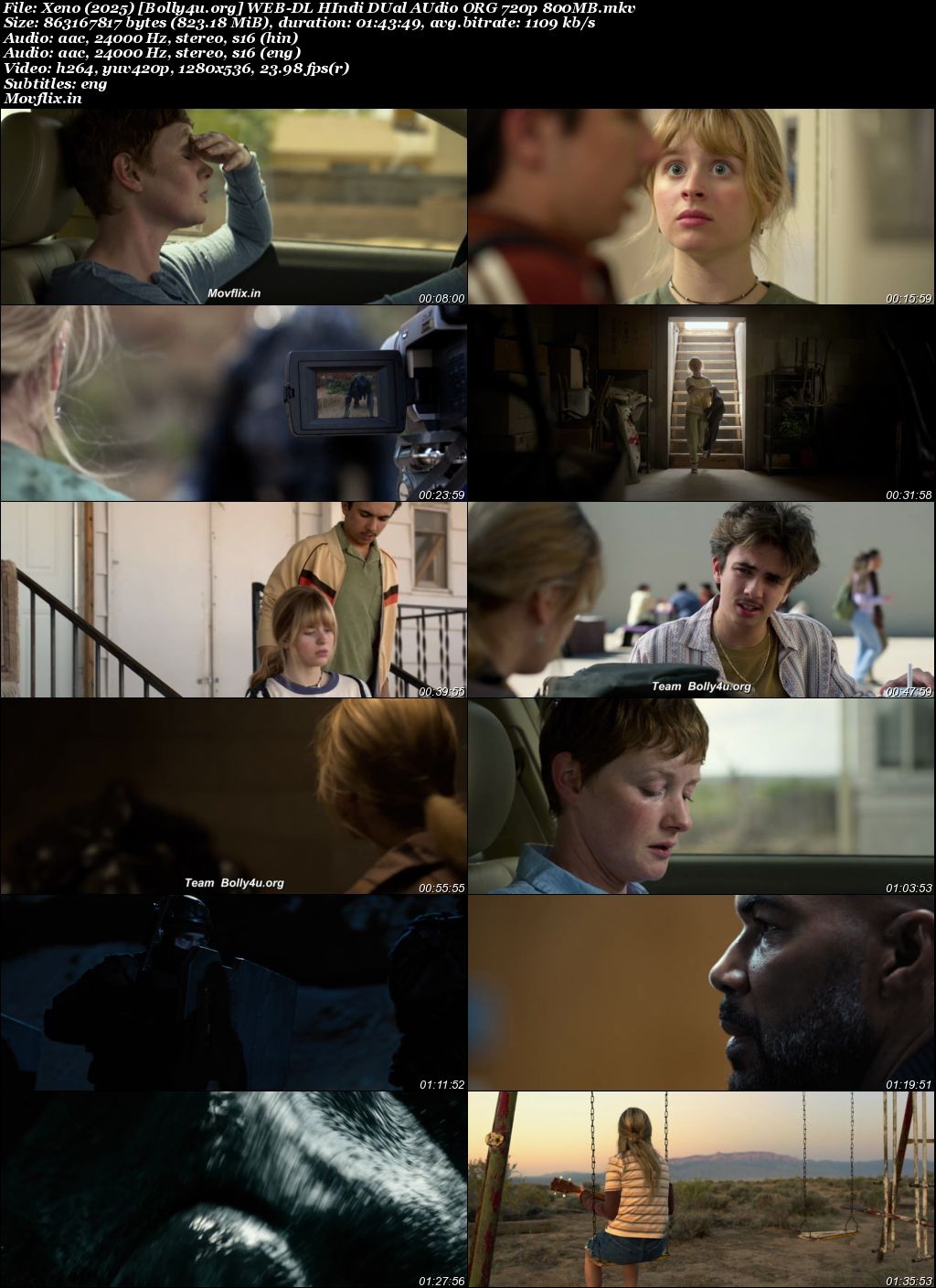 Xeno 2025 WEB-DL Hindi Dual Audio ORG Full Movie Download 1080p 720p 480p