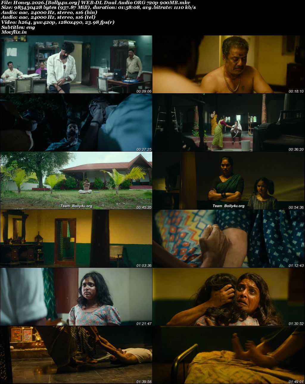 Honey 2026 WEB-DL UNCUT Hindi Dual Audio ORG Full Movie Download 1080p 720p 480p