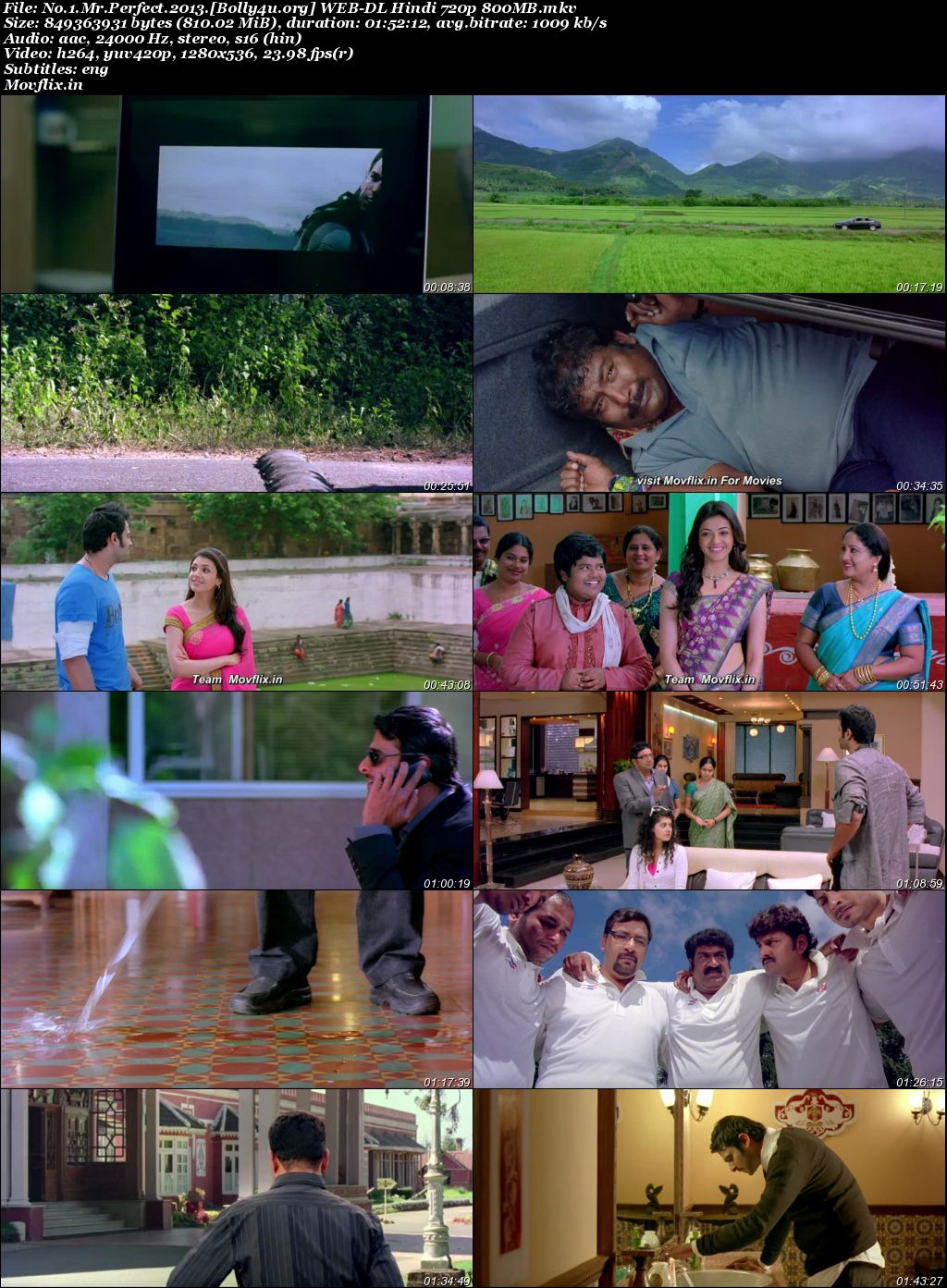 No 1 Mr Perfect 2013 WEB-DL Hindi Dubbed ORG Full Movie Download 1080p 720p 480p