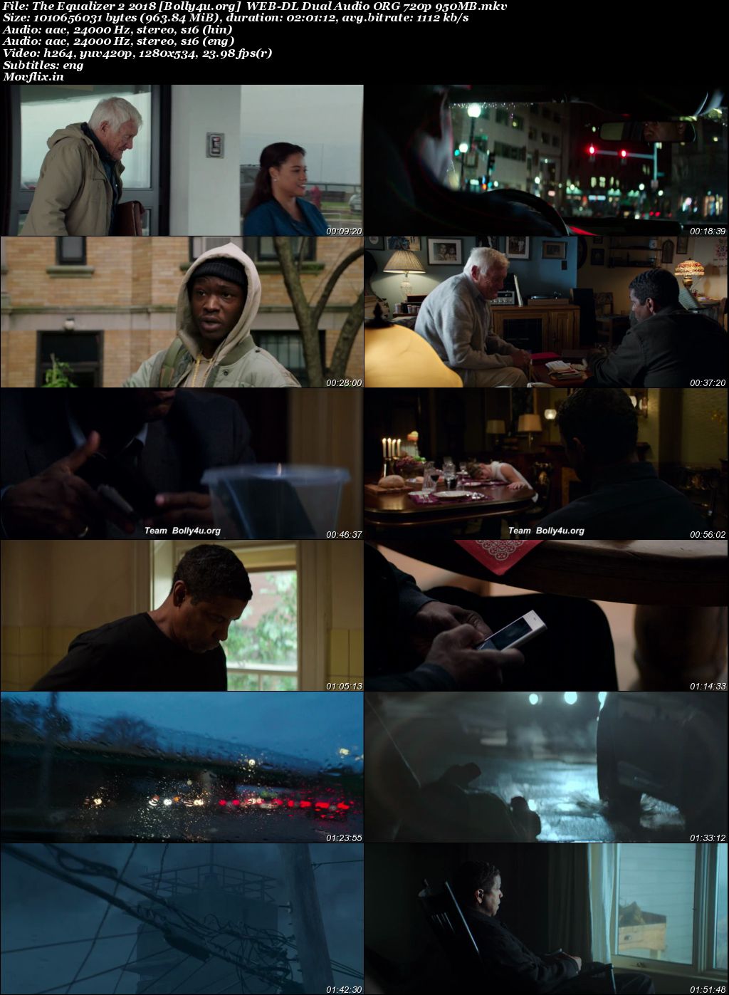 The Equalizer 2 2018 BluRay Hindi Dual Audio ORG Full Movie Download 1080p 720p 480p The Equalizer 2 2018 BluRay Hindi Dual Audio ORG Full Movie Download 1080p 720p 480p