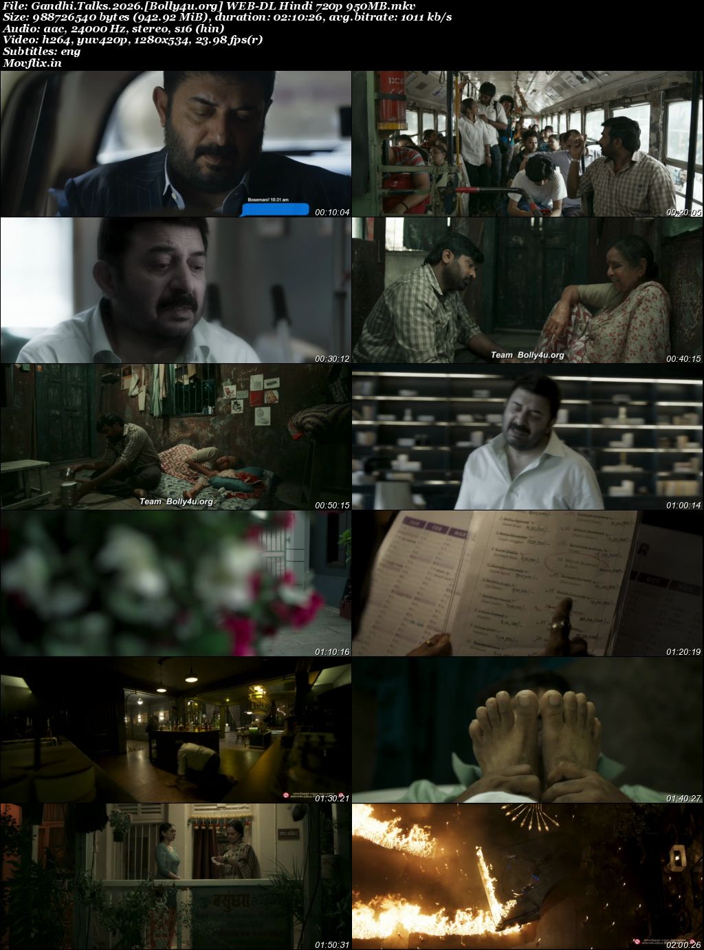 Gandhi Talks 2026 WEB-DL Hindi Full Movie Download 1080p 720p 480p