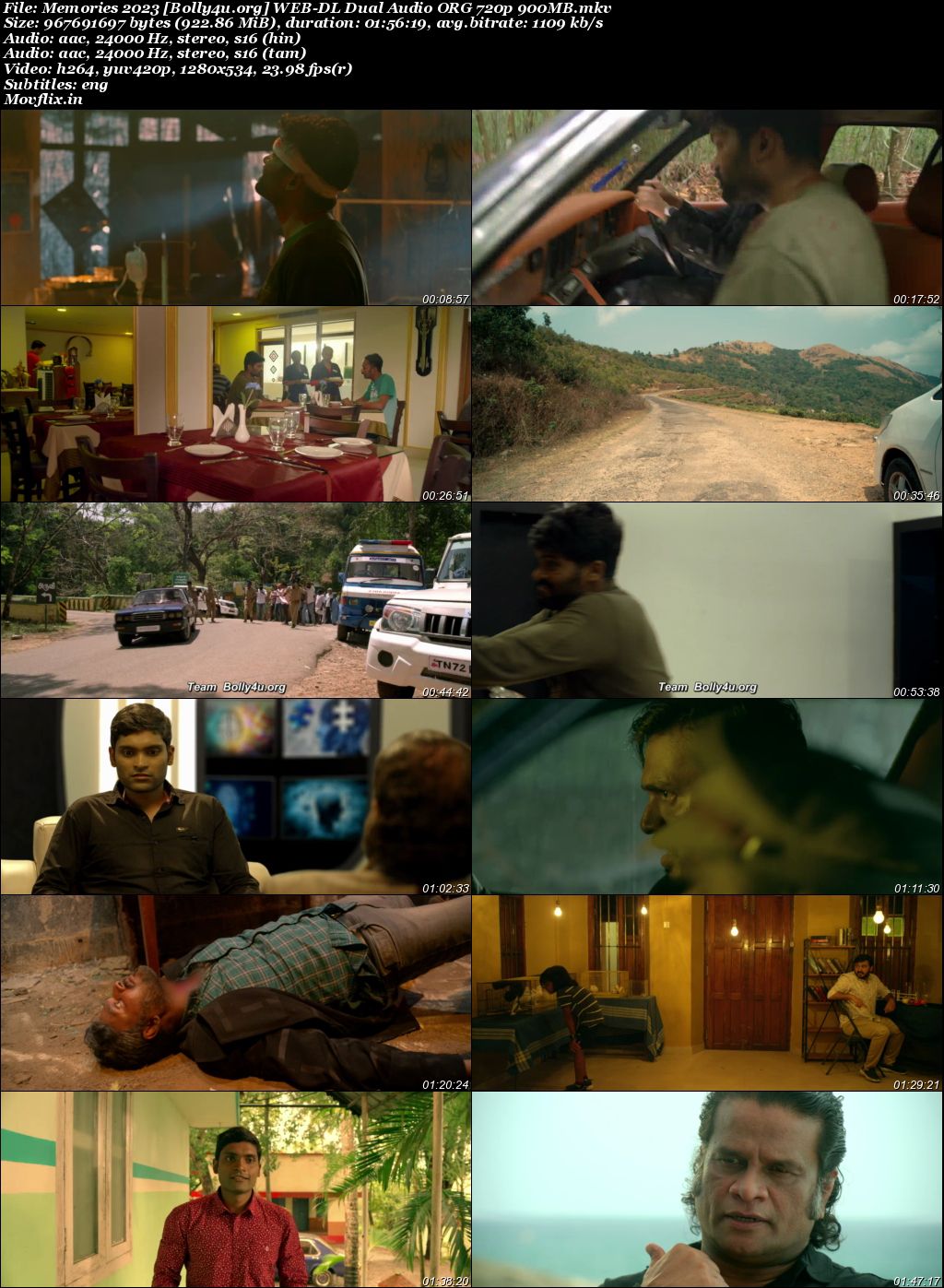 Memories 2023 WEB-DL UNCUT Hindi Dual Audio ORG Full Movie Download 1080p 720p 480p