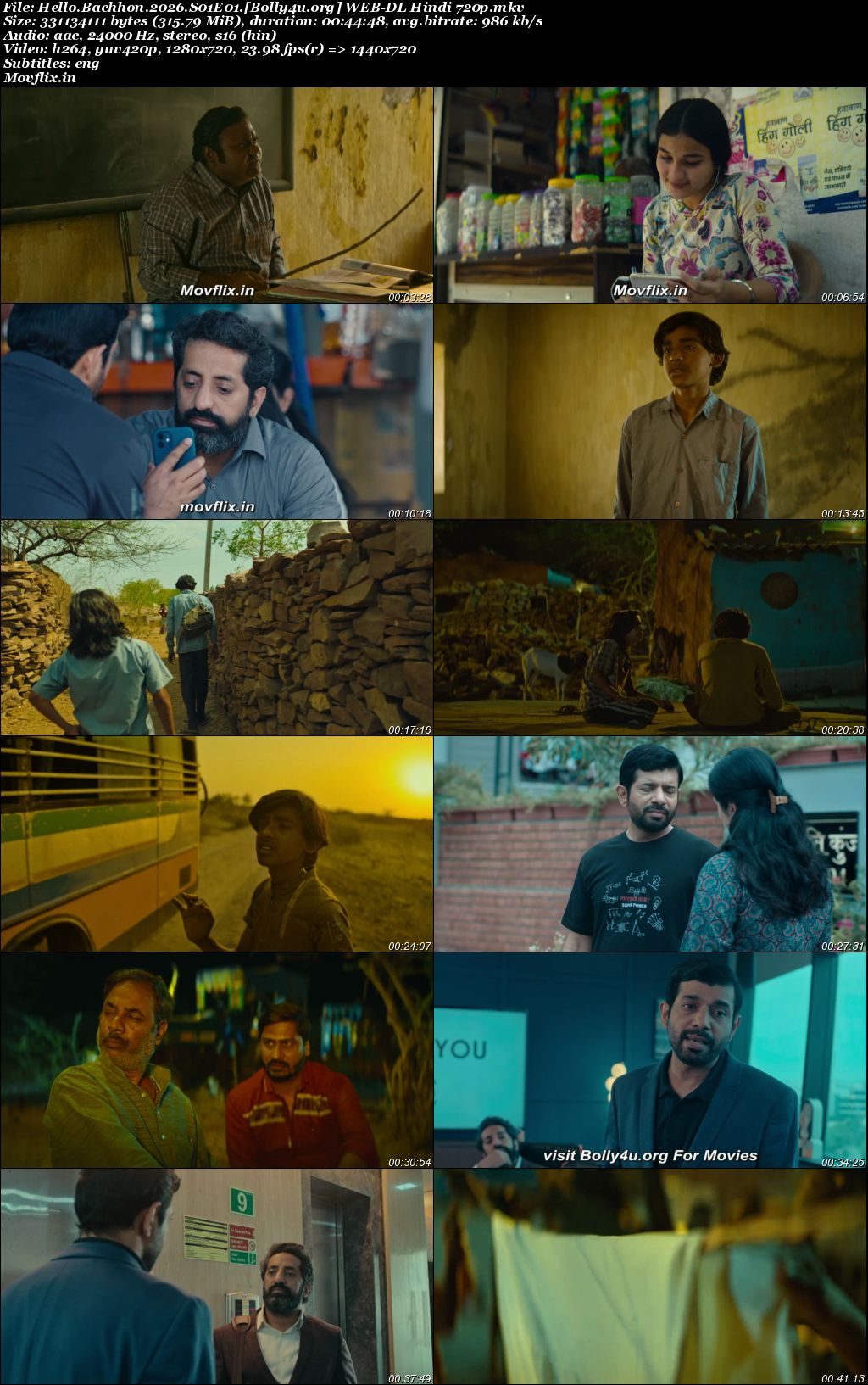 Hello Bachhon 2026 WEB-DL Hindi S01 Complete Download 720p 480p