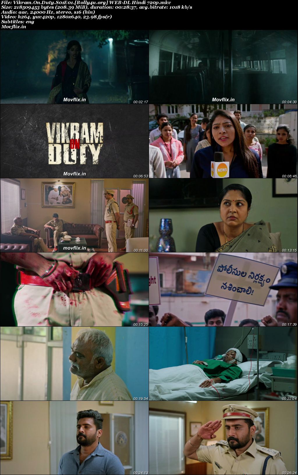 Vikram On Duty 2026 WEB-DL Hindi S01 Complete Download 720p
