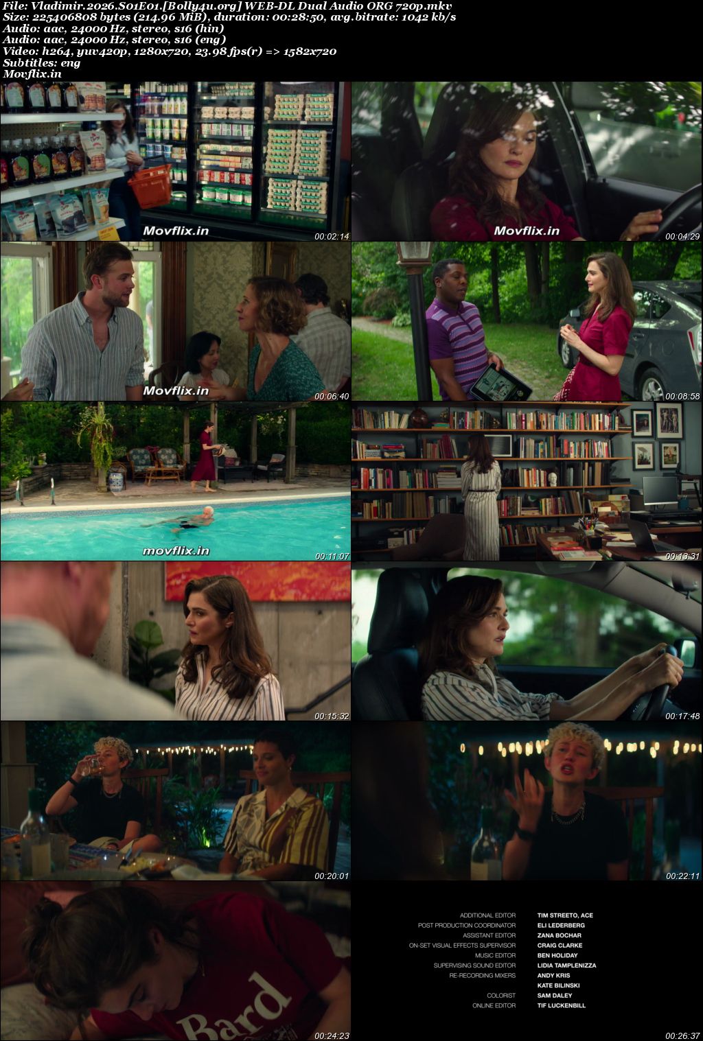 Vladimir 2026 WEB-DL Hindi Dual Audio ORG S01 Complete Download 720p 480p