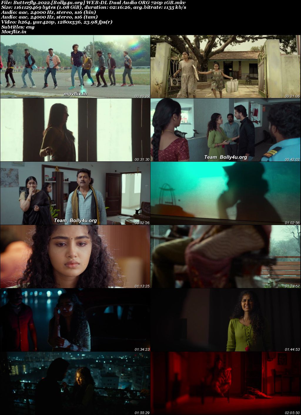 Butterfly 2022 WEB-DL UNCUT Hindi Dual Audio ORG Full Movie Download 1080p 720p 480p