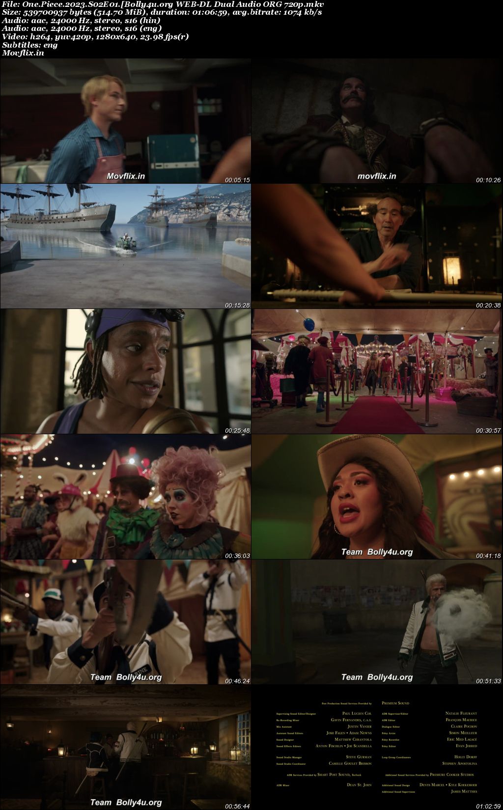 One Piece 2026 WEB-DL Hindi Dual Audio ORG S02 Complete Download 720p 480p