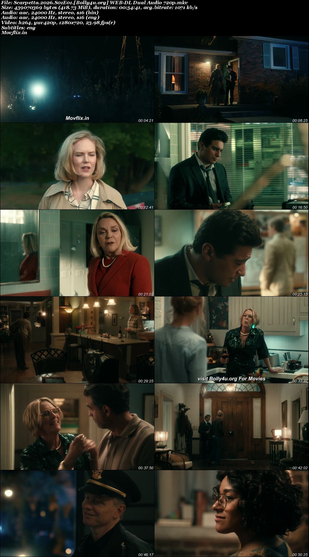 Scarpetta 2026 WEB-DL Hindi Dual Audio ORG S01 Complete Download 720p 480p